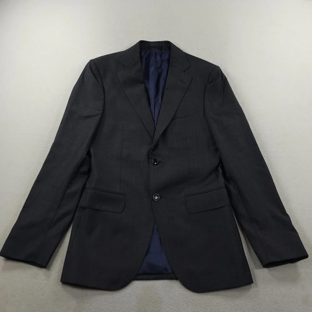 Suitsupply Jacket Mens 34 Gray VITALE BARBERIS CANONICO Napoli Int Blazer Sport - Picture 4 of 16